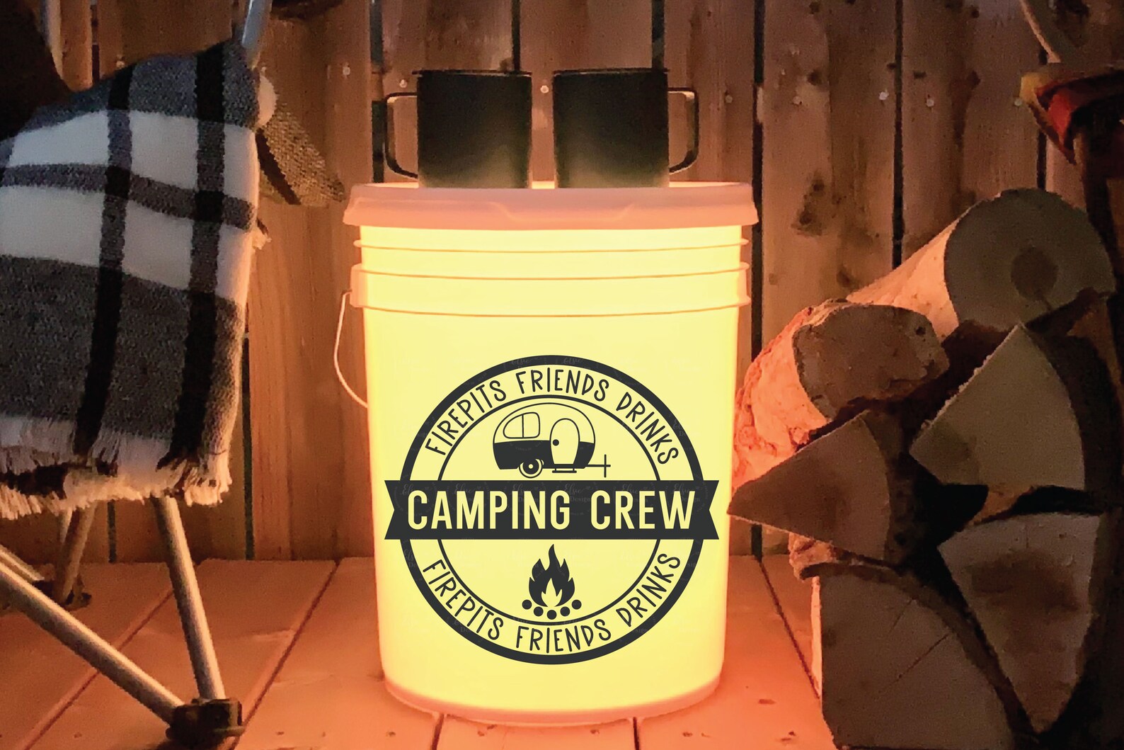 Camping SVG Bundle, Camping Bucket Bundle, Camping Bucket Svg, LED