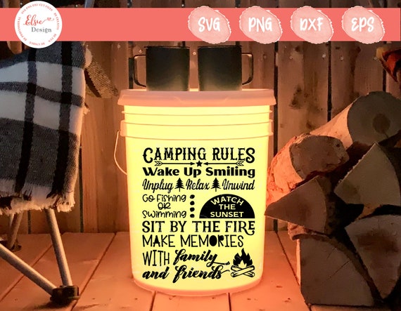 Free Free 337 Camping Bucket Light Svg SVG PNG EPS DXF File