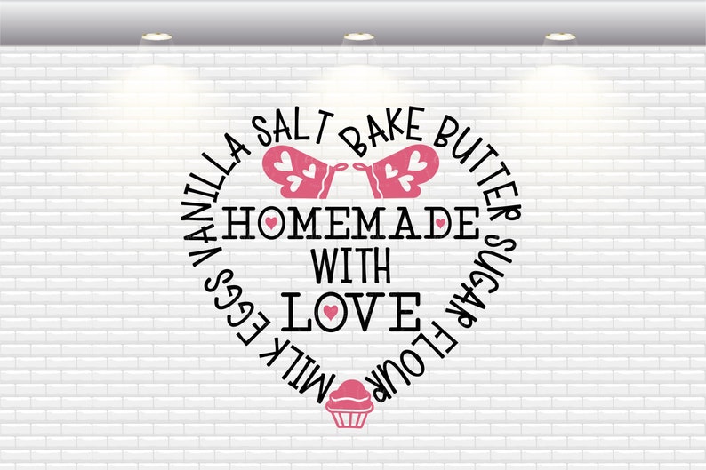 Free Free 332 Homemade With Love Svg SVG PNG EPS DXF File