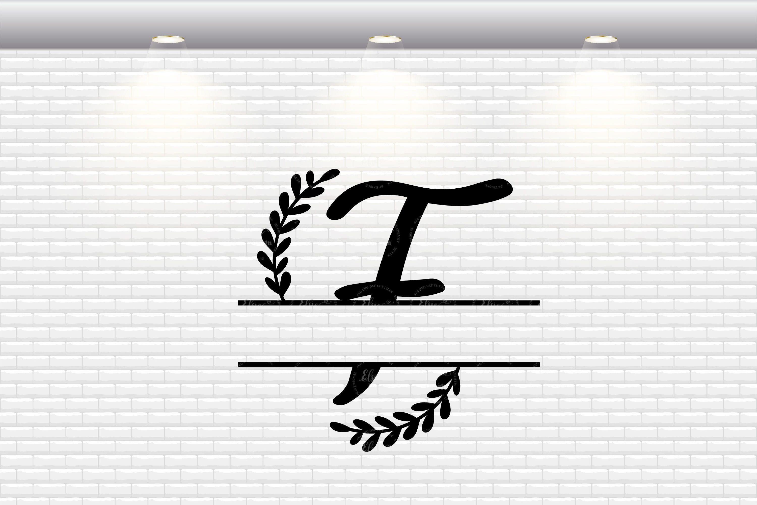 Handlettered Split Monogram Letter F Svg Split Letter Svg - Etsy Hong Kong