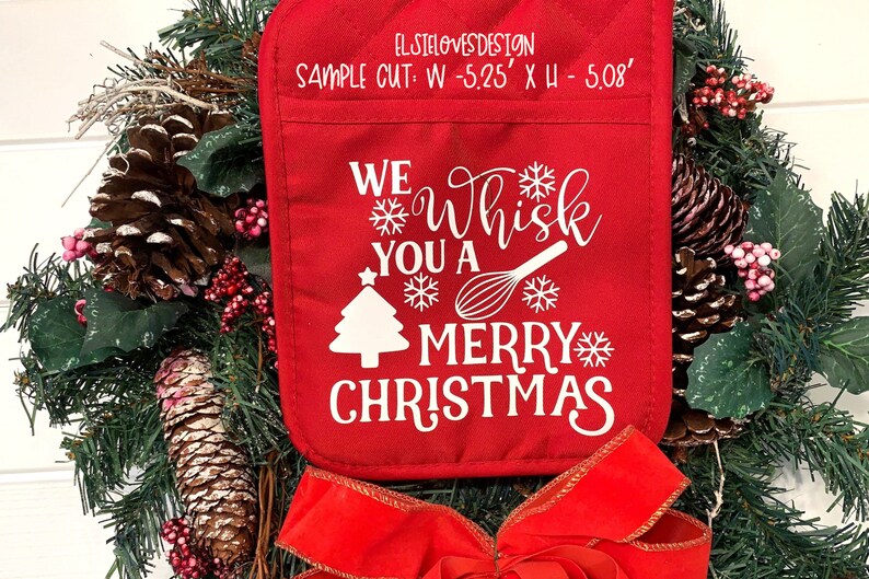 Download Christmas Pot Holder SVG Bundle Potholder svg Oven Mitt | Etsy