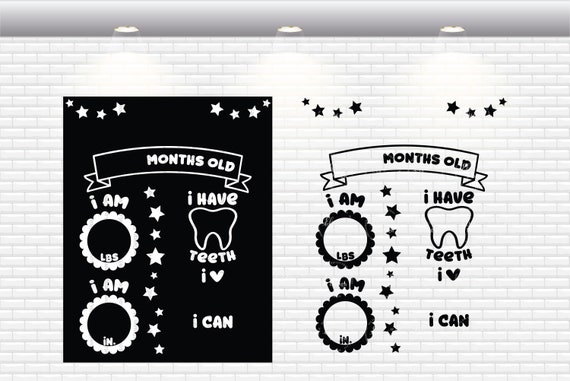 Free Free 159 Baby Milestone Chalkboard Svg SVG PNG EPS DXF File