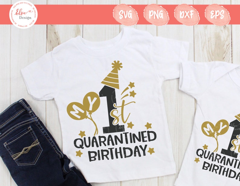 Download My First Quarantined Birthday Svg 1st Birthday Svg First | Etsy