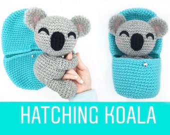 Hatching Koala PDF pattern Download