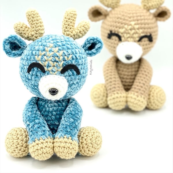 Hatching Deer PDF CROCHET PATTERN