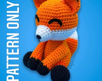 PATTERN Hatching Fox, pdf crochet pattern