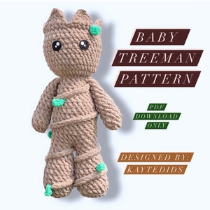 Baby TreeMan PDF CROCHET PATTERN image 1