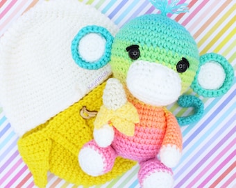 Hatching Monkey Pattern PDF download ONLY