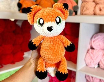 Low Sew Fox PDF, Patron de crochet uniquement