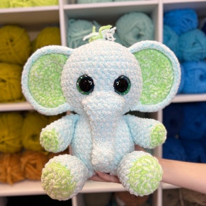 Hatching Elephant crochet pattern, pdf download image 3