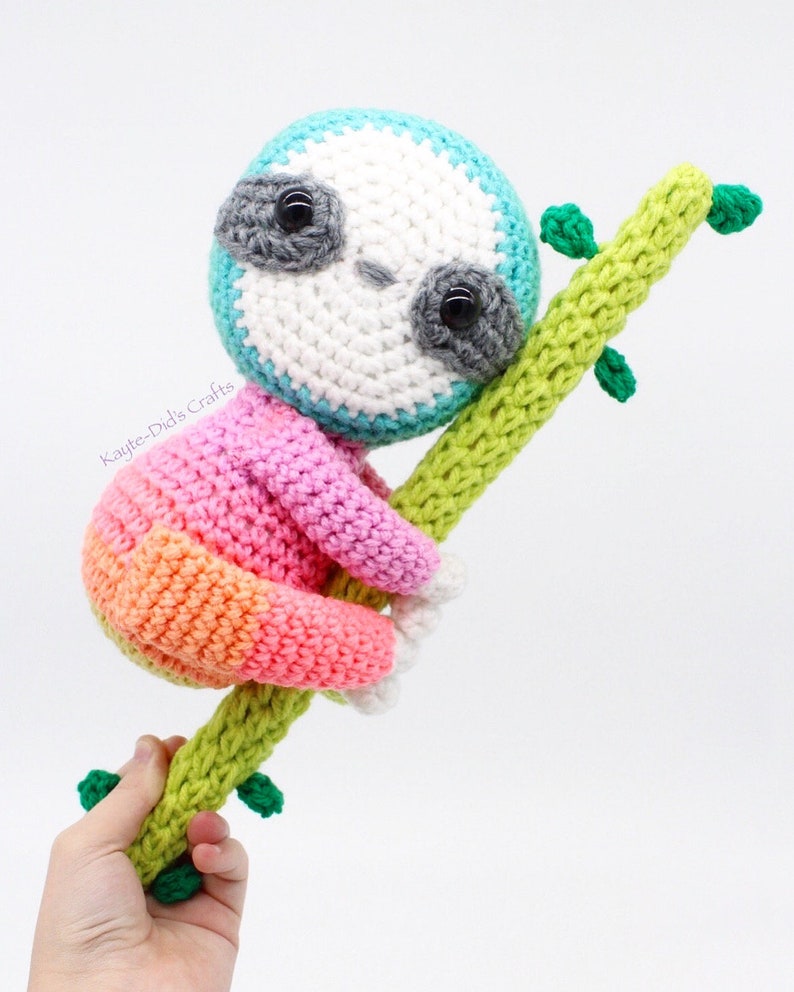 Hatching Sloth Pattern Crochet Sloth Pattern - Etsy