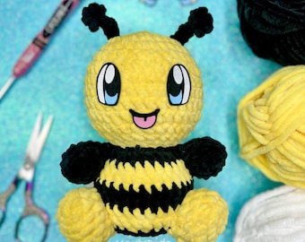 Itty  Bitty Bee PDF crochet pattern only