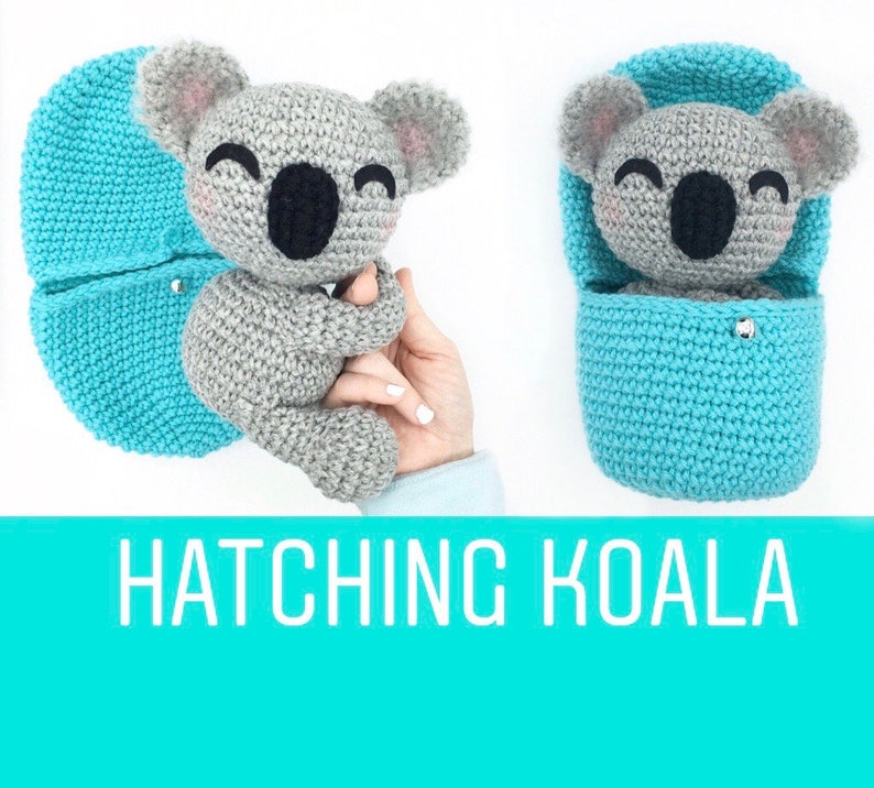 Hatching Koala PDF pattern Download image 1