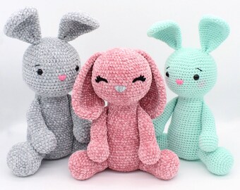 Big Bunny Pattern, crochet bunny pattern