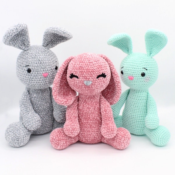 Big Bunny Pattern, crochet bunny pattern