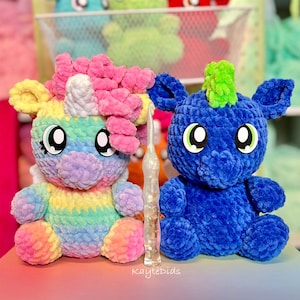 Itty Bitty Baby Vol 1 PDF Häkelanleitung (Drache, Dino, Einhorn & Pegasus)