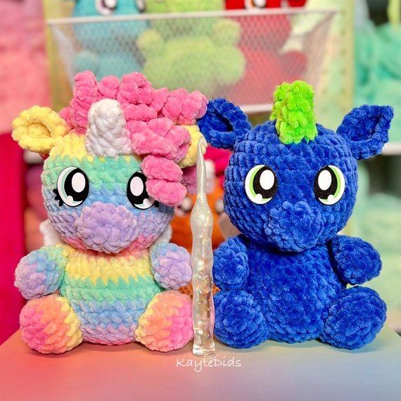 ペガサスの子供 あみぐるみ ハンドメイド パープル （プリンセス 