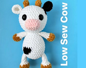 Low Sew Cow pdf **Crochet Pattern Only**