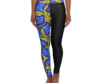 African Fabric Co. High Waisted Yoga Leggings