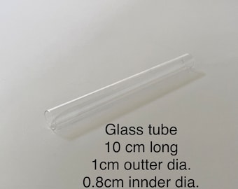 Tube de verre - Tube de connexion pour élevage de fourmis