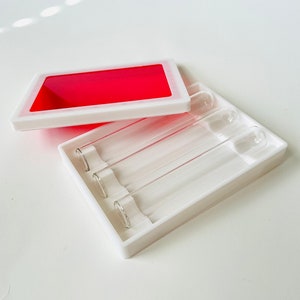 3 Glass Tube with Case Holder for New Queen starting ant farm colony 3D printed