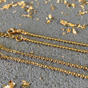 Necklace stainless steel link chain