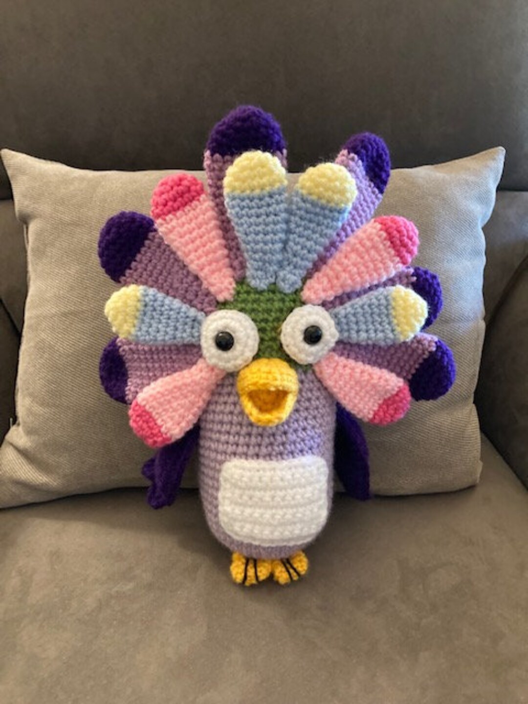 1 Handmade Crocheted Chattermax Bluey Character. Gift Toys Etsy