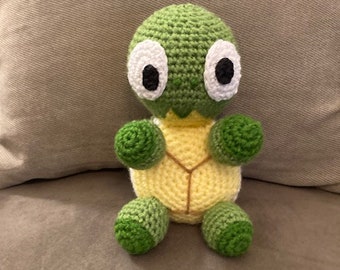 1 Crocheted Turtle Boy (Bluey) Character, Gift, Toy.