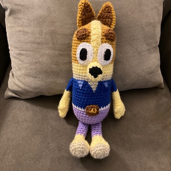 1 personnage Bartleby au crochet de Bluey.