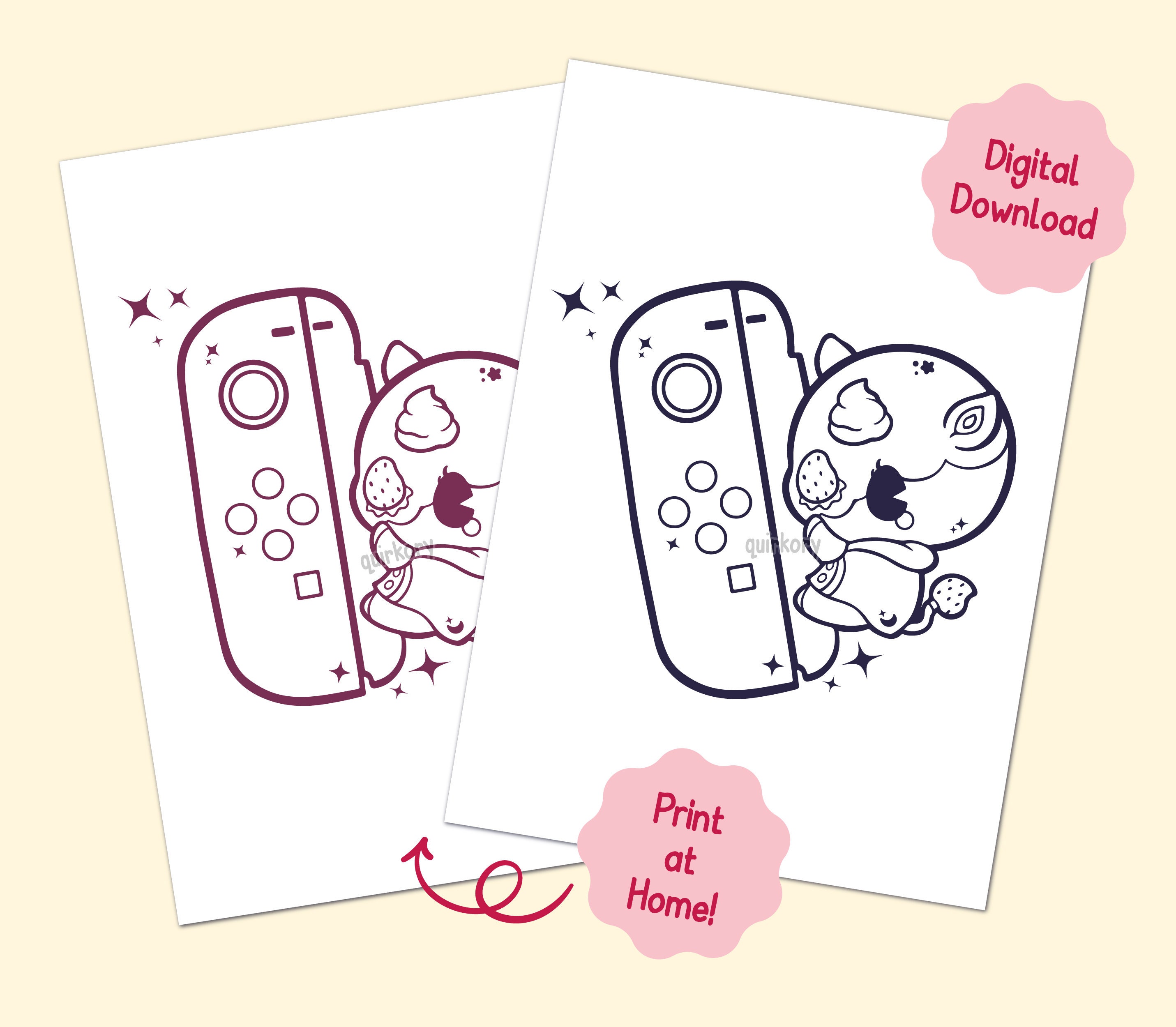 Coloring pages pack Animal Crossing - Gimme my Joycon | Merengue Tom Nook Kicks Merengue Timmy Tommy Stitches Isabelle Daisy Mae Reese Lucky