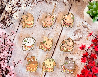 Santa's Bunnies | Enamel Pins