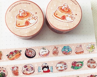 Cute Little Desserts 2 Washi Tape / Decorative Tape/ Kawaii Cute/ Bullet Journal Planner/ Stationery