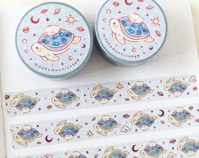 Dreamy Turtle Washi Tape / Galaxy/ Decorative Tape/ Kawaii - Etsy