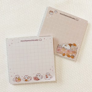 Simpatico blocco note di vita da coniglietto funzionante/blocco note/relatable/Journaling/Kawaii carino/proiettile journal planner/cancelleria