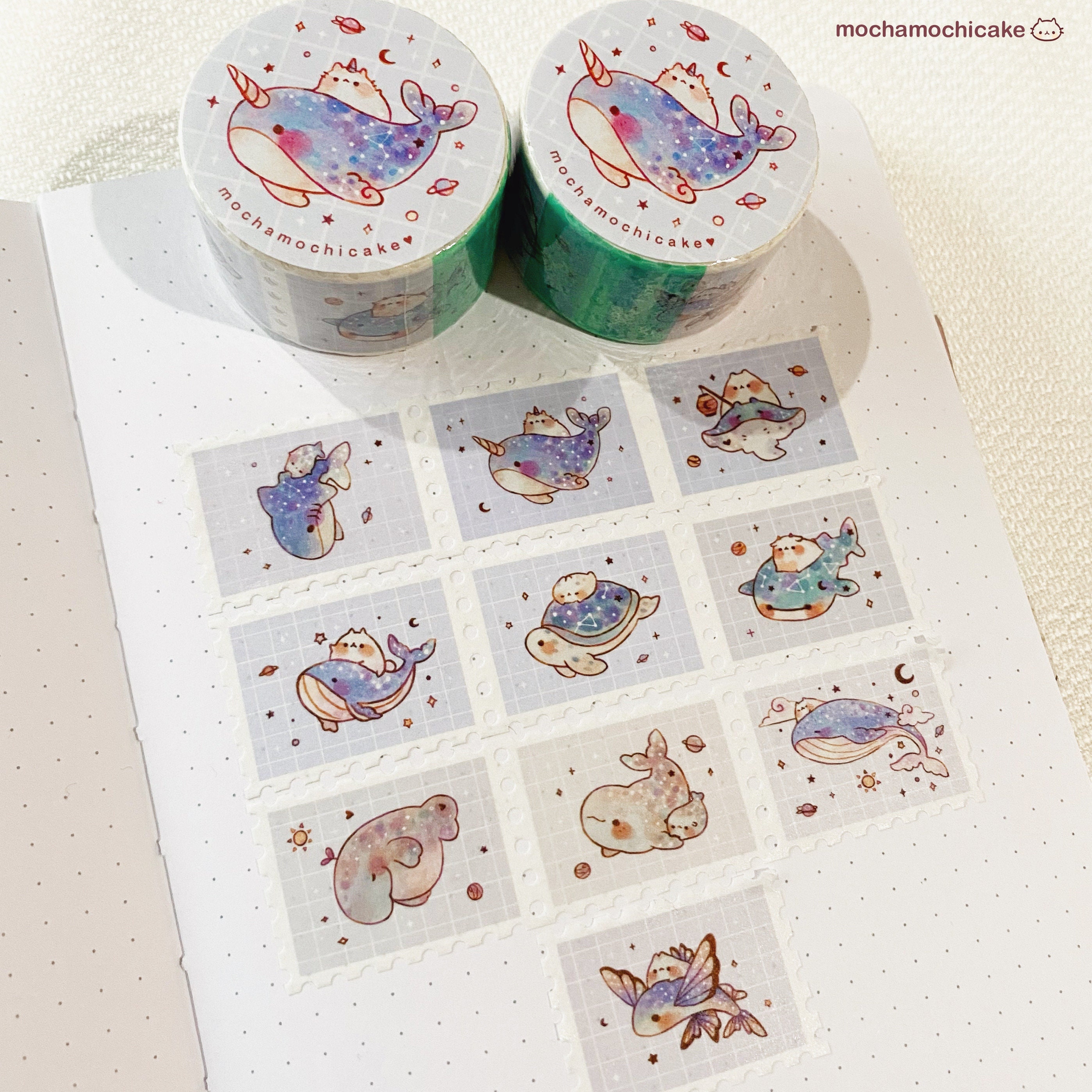 Cute Washi Tapes, Winter Washi Tape, Planner Washi Tape, Journaling Washi  Tape, Cute Cat Washi Tape, Holiday Washi Tape 