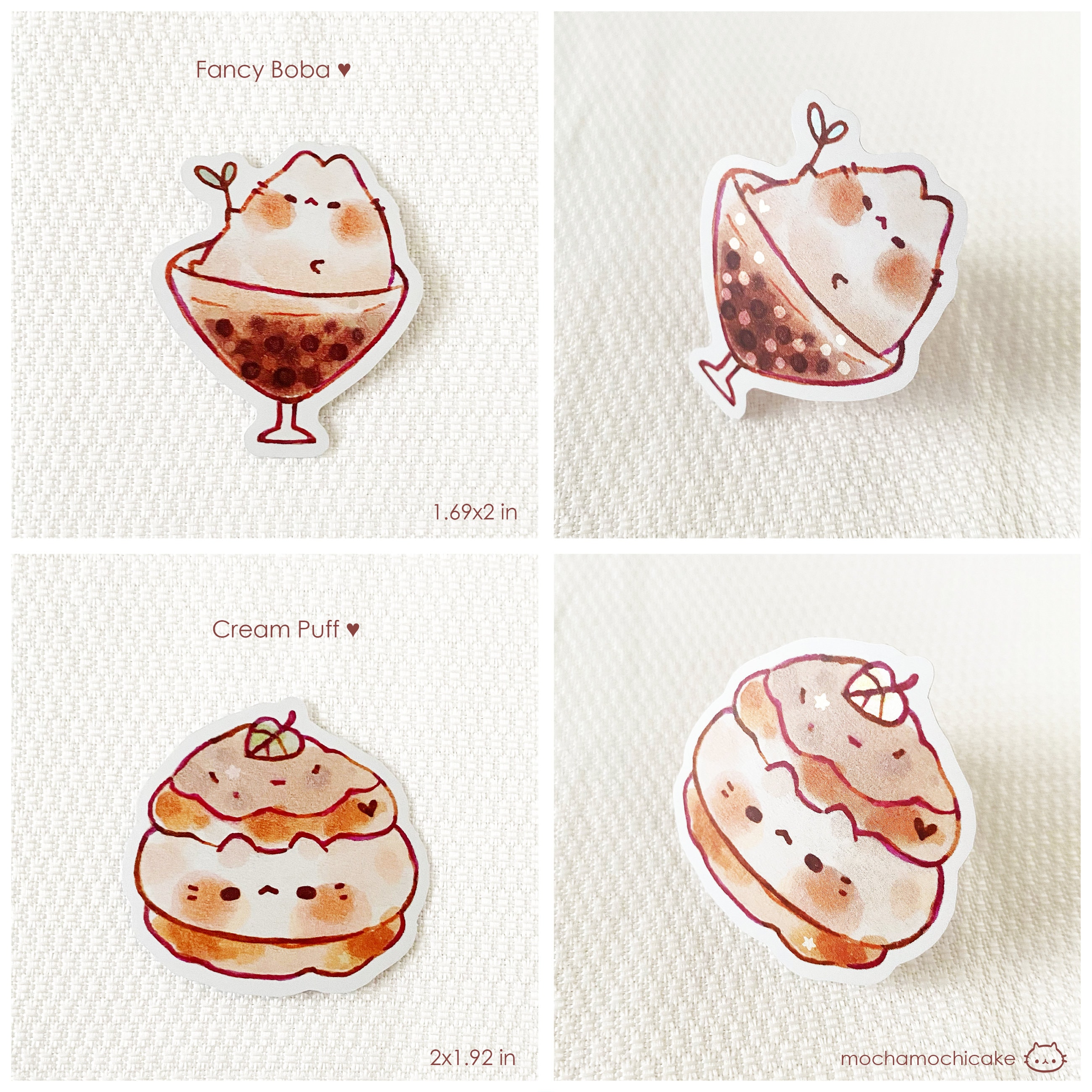 Donut Desserts Stickers Cute Water Bottle Stickers Vinyl - Temu