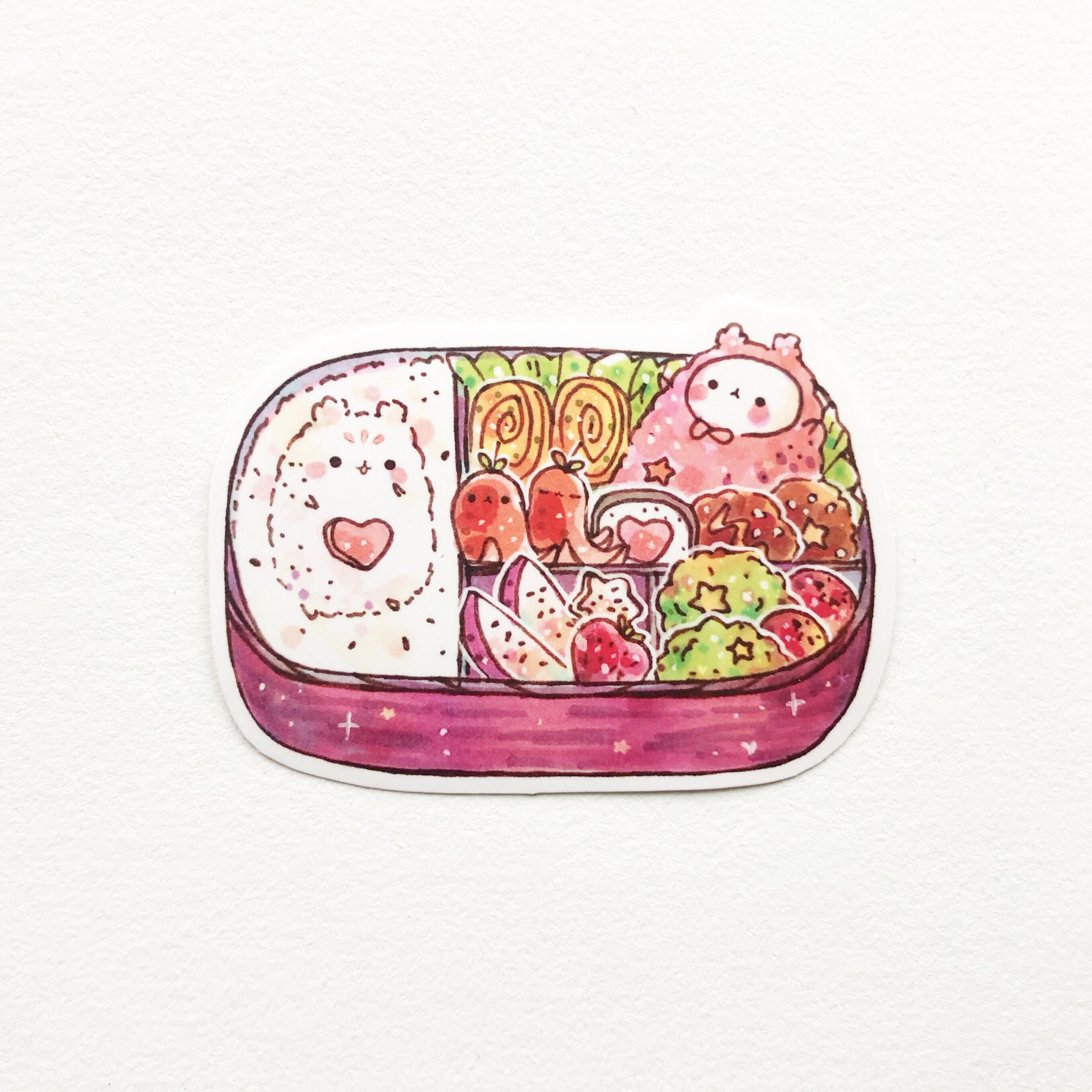 Embellishments Bento Box Sticker Set Die Cut Stickers Kawaii Stickers ...
