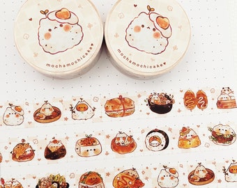 Cute Animal Foodies 2 Washi Tape / Decorative Tape/ Kawaii Cute/ Bullet Journal Planner/ Stationery