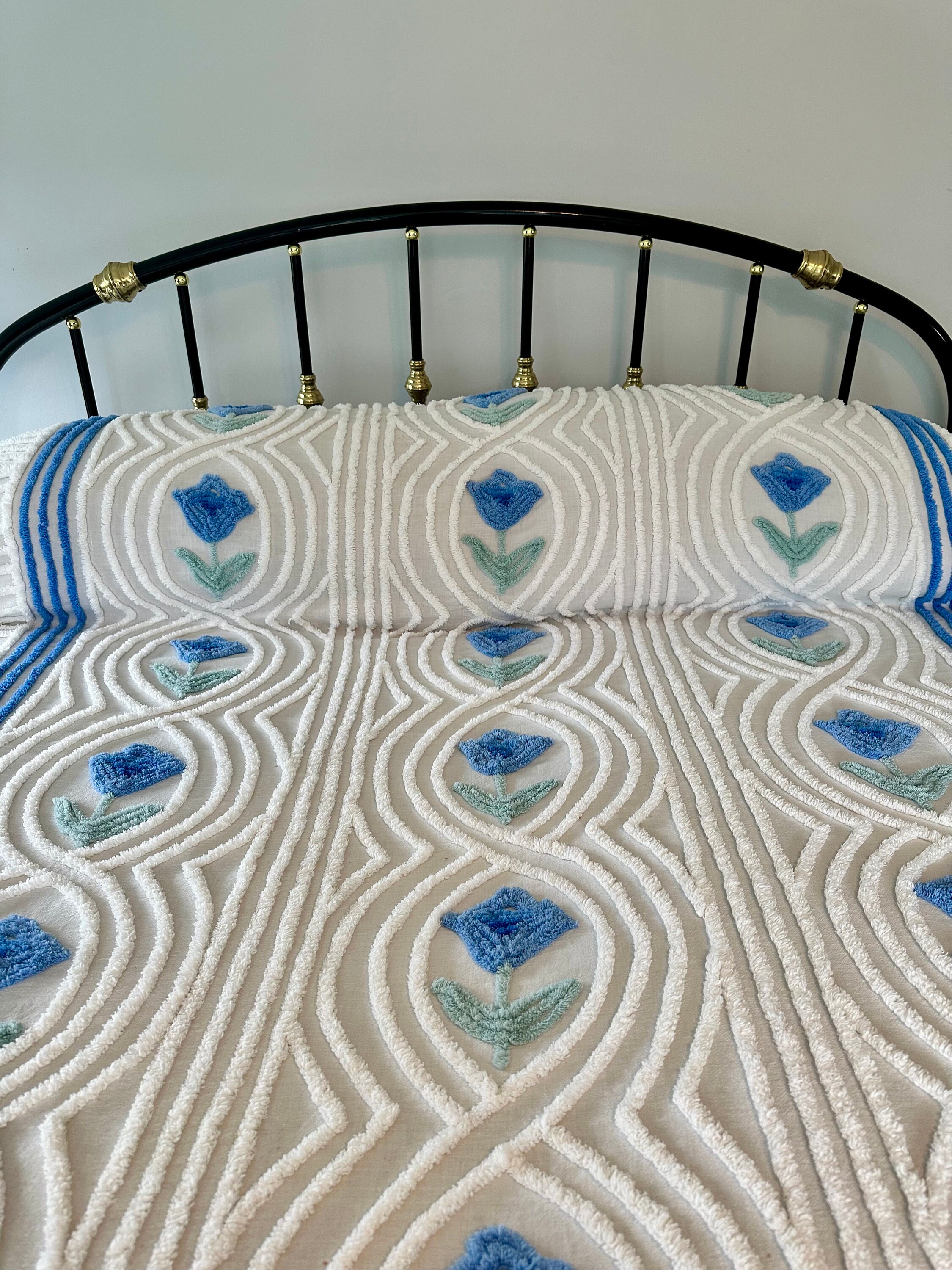 Vintage Two Tone Full Back Teddy Ivory-blue Xl main image 1
