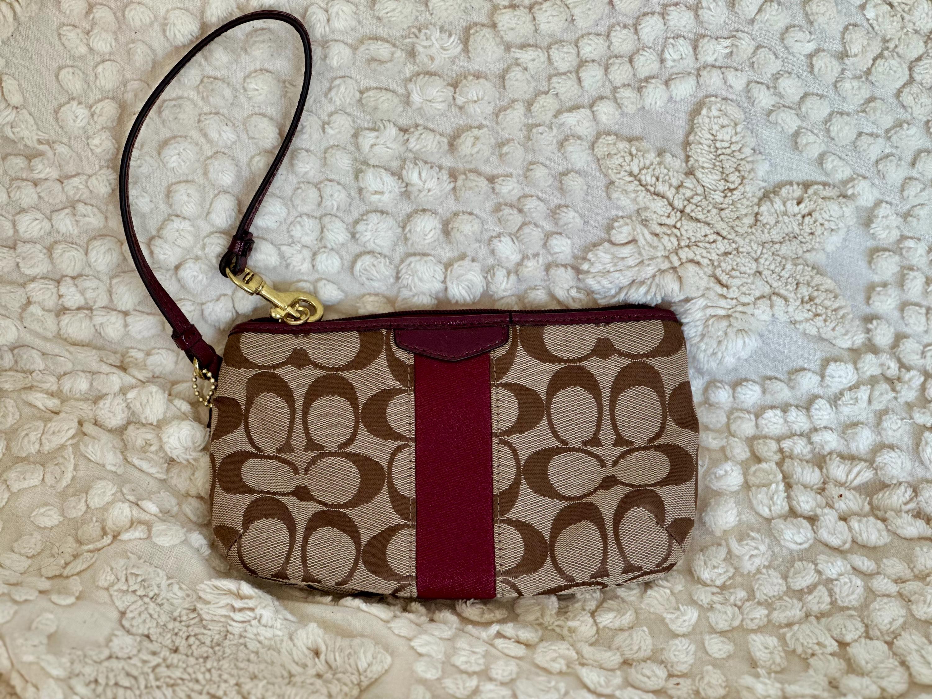 Vintage Coach Wristlet Clutch Handbag Purse Bag Etsy Canada