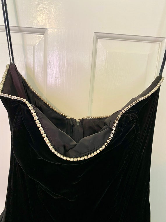 1960s Vintage Evenings by Pantagi's Black Velvet … - image 3