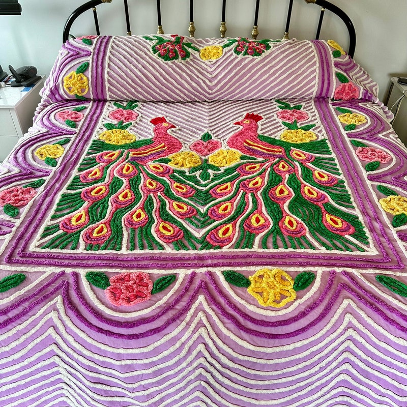 Chenille Bedspread Etsy 