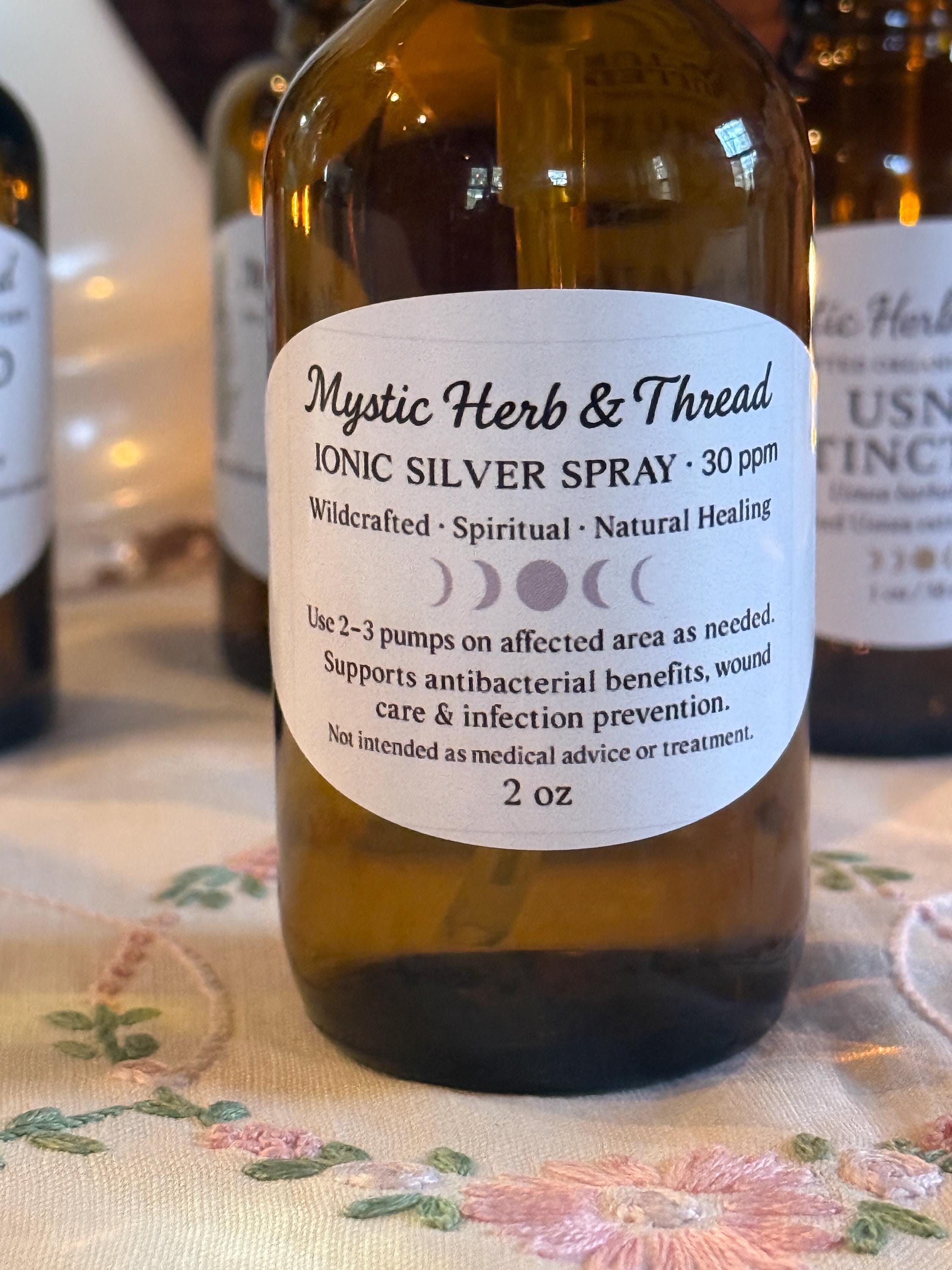 Ionic Silver Skin Mist * Energetic Space Clearing Spray (2 oz)