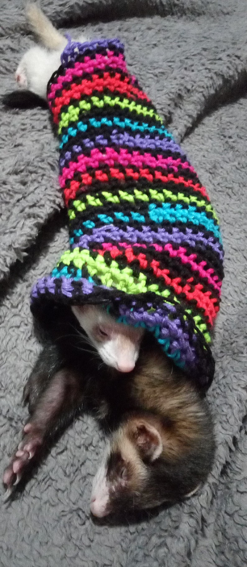 Crocheted ferret tunnel Etsy