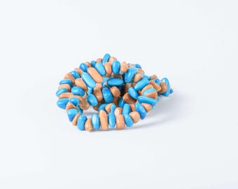 Multicolored Small Tagua Bracelets | Stackable bracelets Anniversary Gift for her