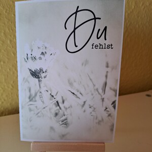 Carte de deuil, carte de condoléances