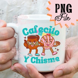 Cafecito y chisme マグカップ Png デザイン、Cafecito y pan png、Concha Png、新しい 2022 トレンディなクリスマス Png ファイル