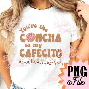 Concha y Cafecito mug Png design, Cafecito y pan png, Concha Png, Cafecito y chisme latte png sublimation design