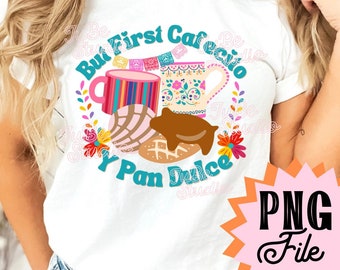 Cafecito y chisme mug Png design, Cafecito y pan png, Concha Png, New 2022 Trendy Christmas Png File