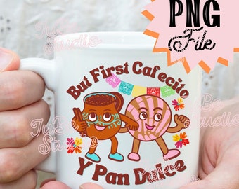 Cafecito y chisme mug Png design, Cafecito y pan png, Concha Png, Cafecito y chisme latte png sublimation design